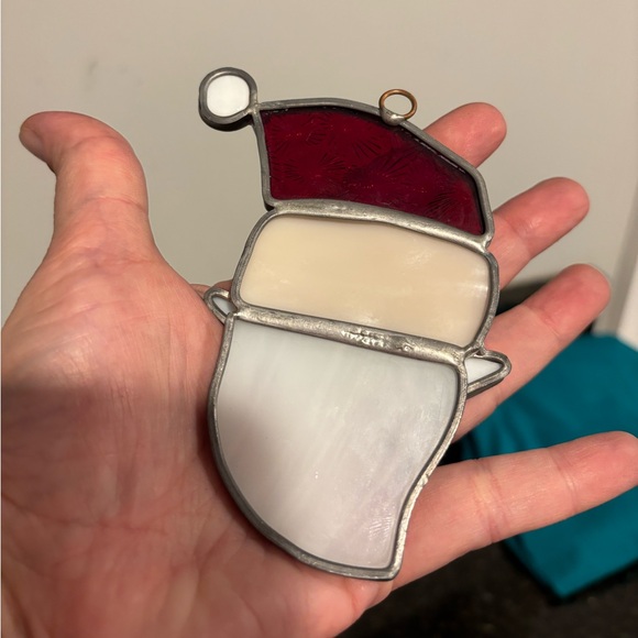 Three Holiday-themed Stained Glass Suncatchers - Picture 8 of 9